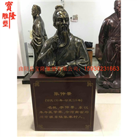 玻璃钢张仲景雕像仿铜四大名医雕塑李时珍