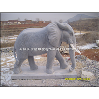 青石石雕大象招财大象户外庭院装饰摆件
