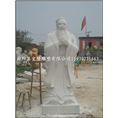 石雕孔子像汉白玉孔子人物雕像石雕孟子雕像