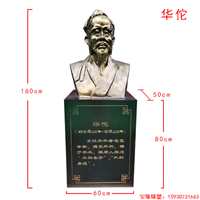 华佗雕塑名医半身雕像 
