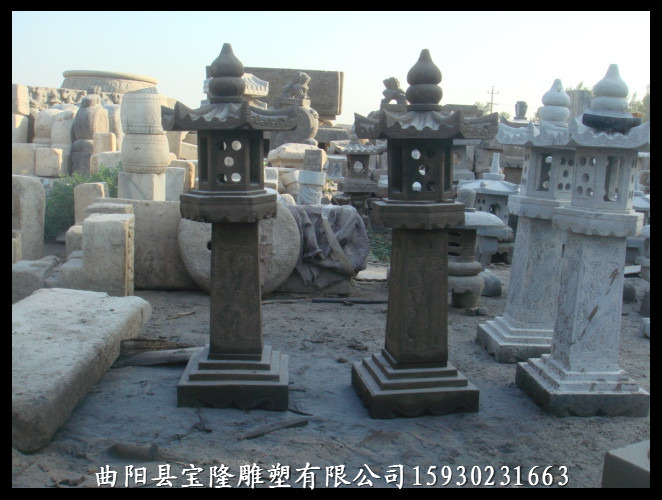 仿古石灯青石做旧石灯庭院灯笼古代石灯笼