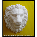 汉白玉狮子头石雕狮子头喷水狮子头壁泉摆件