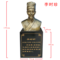 五大名医李时珍雕像 
