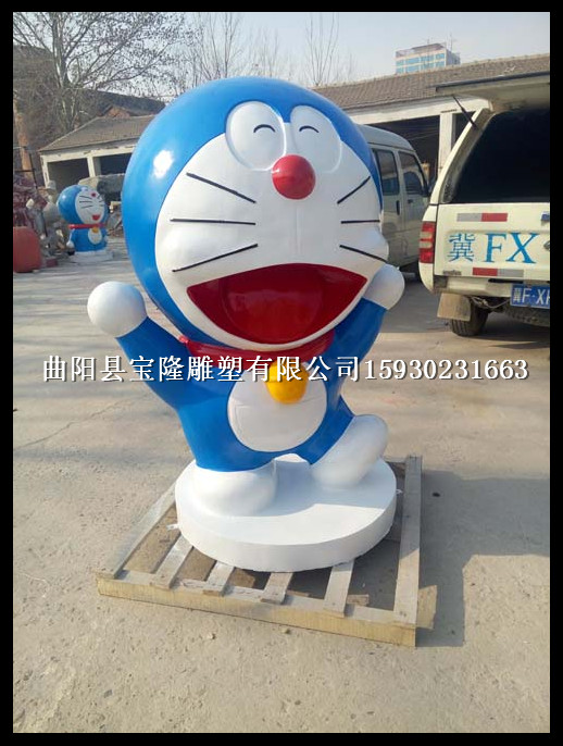 卡通雕塑哆啦A梦雕塑动漫雕塑商场摆件装饰