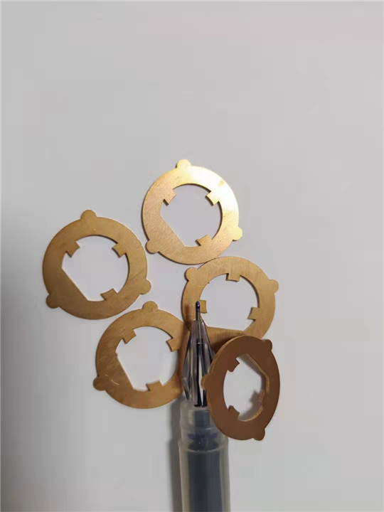 超薄金属激光切割铍铜片精美打孔密集孔加工