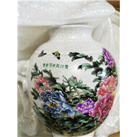 礼品工艺品激光刻字陶瓷花瓶激光雕刻加工精美耐磨不掉