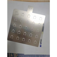 激光切割高精度超薄掩模版方形圆形异形掩模版来图定制