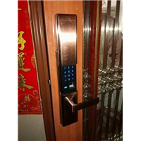白银指纹锁安装 