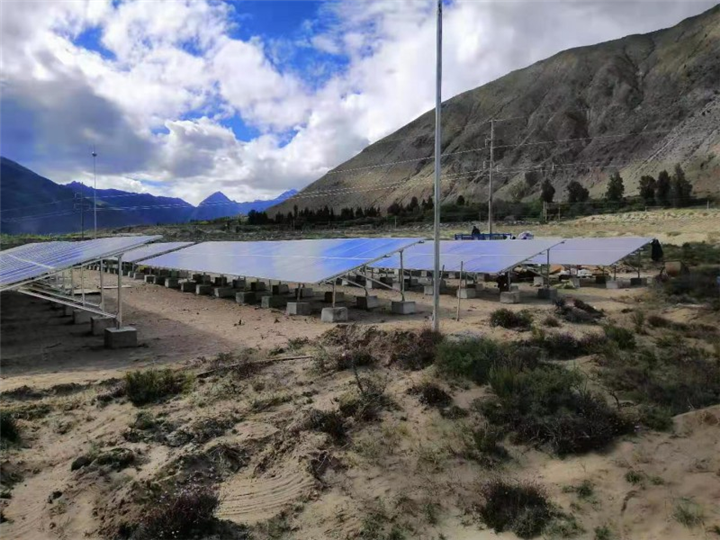 西藏昌都40KW逆网发电系统