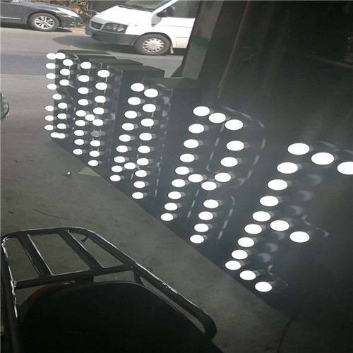 杭州穿孔灯泡字，杭州LED电子显示屏 