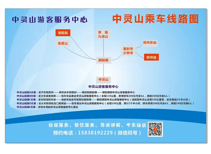 中灵山旅游路线