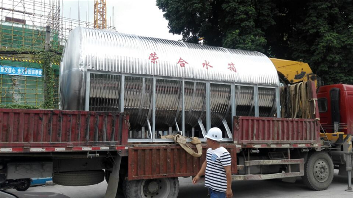 南宁水塔厂批发供应圆柱形冷水箱 