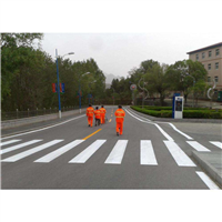 浙江学校道路划线