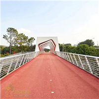 上海防滑陶瓷颗粒路面厂家彩色路面选上海睿龙 