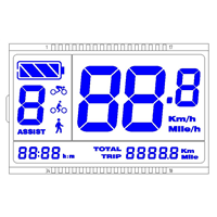 电摩摩托车仪表LCD液晶显示屏定做开发