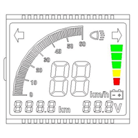 浙江电动车仪表液晶显示屏