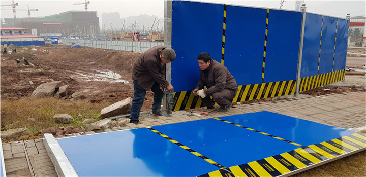 重庆围挡案例-建筑工地施工围挡