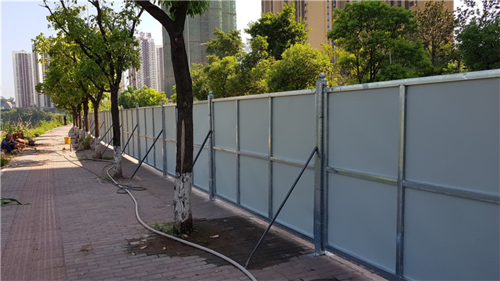 重庆围挡案例-建筑工地施工围挡