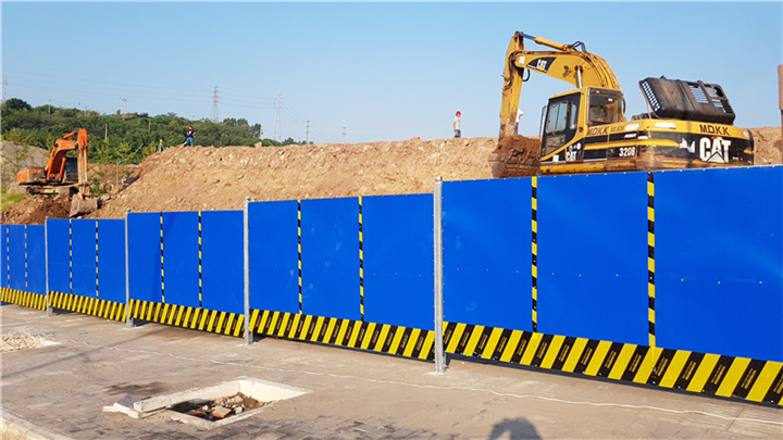 重庆围挡案例-建筑工地施工围挡