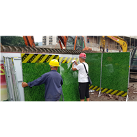 3D打印草坪移动围挡丨重庆围挡出租