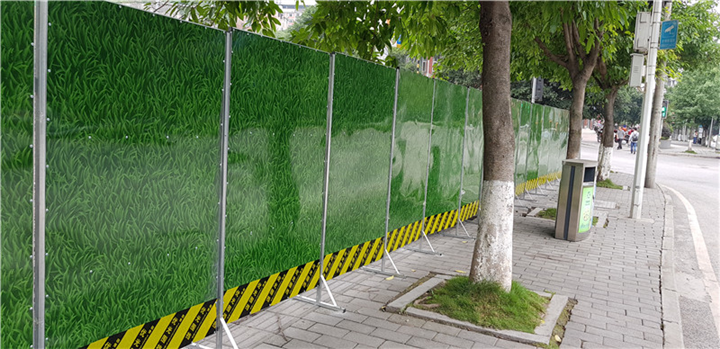 3D打印草坪移动围挡丨重庆围挡出租