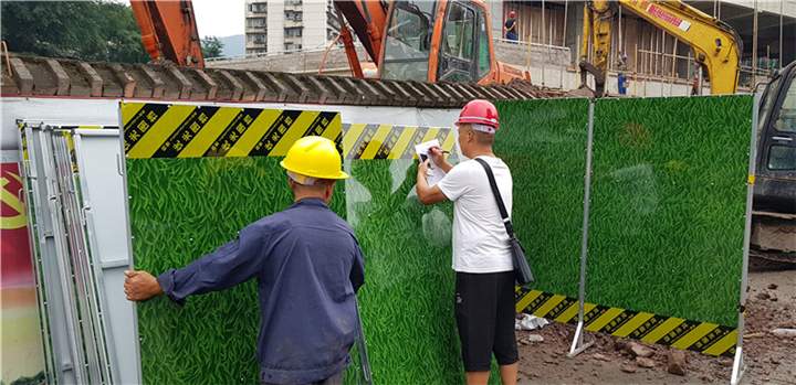 3D打印草坪移动围挡丨重庆围挡出租