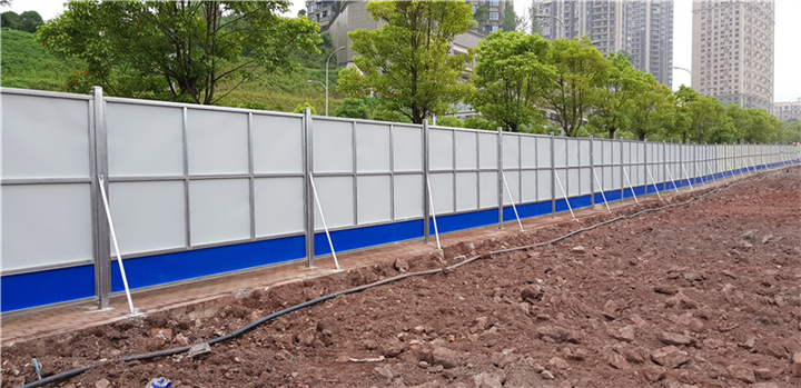 重庆围挡案例-建筑工地施工围挡