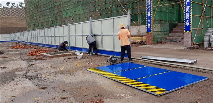 重庆围挡案例-建筑工地施工围挡