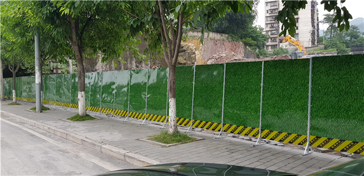 3D打印草坪移动围挡丨重庆围挡出租