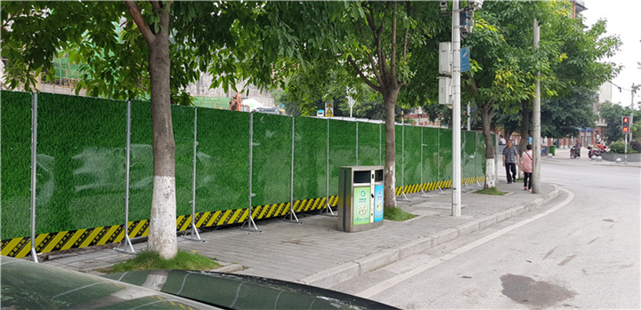 3D打印草坪移动围挡丨重庆围挡出租