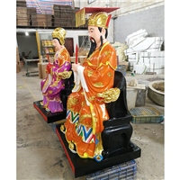 玻璃钢玉帝王母佛像定制