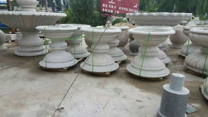 汶上白锈石花钵加工生产厂家 