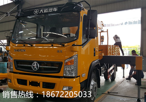 大运牌5吨6吨随车起重运输车
