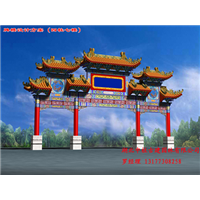 湖北寺庙建筑施工图设计