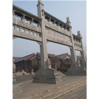 河北门楼搭建
