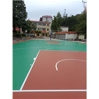 苏州硅PU篮球场地 