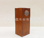 单支酒盒351211cm天然木材