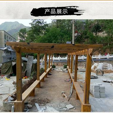 江苏仿木围栏设计