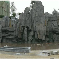 山东塑石假山施工