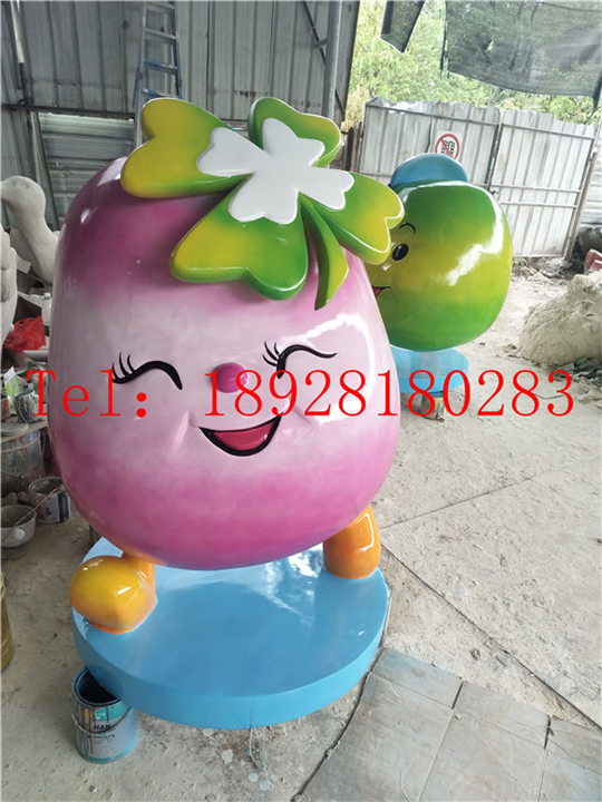 广州玻璃钢雕塑定制 卡通摆件 雕塑模型厂家 