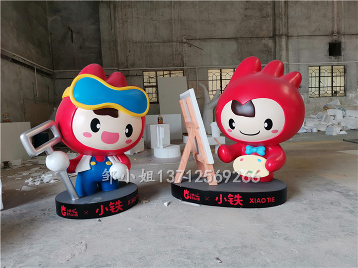 东莞厂家定制玻璃钢动漫形象卡通公仔雕塑玻璃纤维卡通制作价格