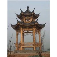贵州古建小青瓦六角亭公司