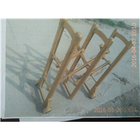 不锈钢烤漆伸缩路障