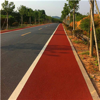 宁夏彩色陶瓷颗粒防滑路面施工