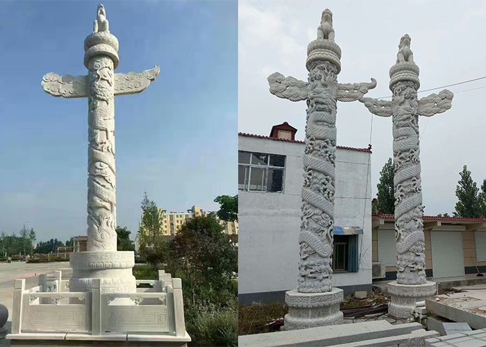 山东嘉祥中华碑石雕柱厂家 