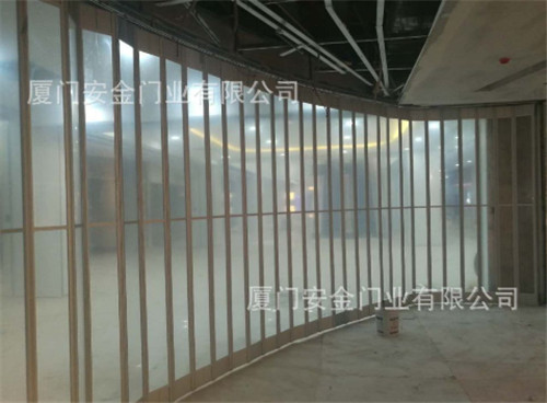 铝合金水晶折叠门批发