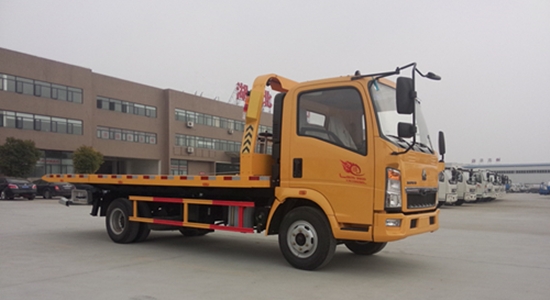 豪沃一拖二清障车 