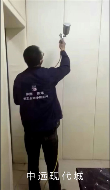 中远现代城客户家检测治理 
