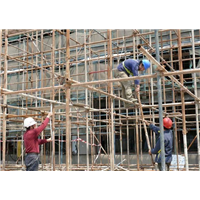 石排专业搭满堂架搭外墙翻新架施工楼梯架 