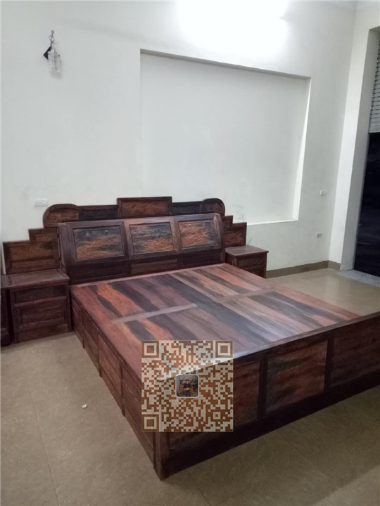 广西红木家具大床系列 10